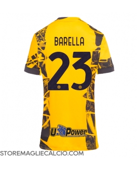 Inter Milan Nicolo Barella #23 Maglia Gara Terza Repliche 2024-25 Donna